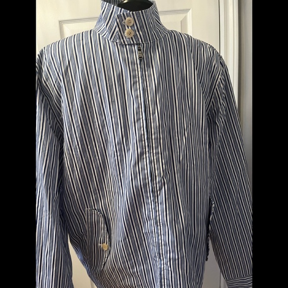 Polo Ralph Lauren Golf  Blue striped & chambray jacket men’s large - Picture 5 of 6